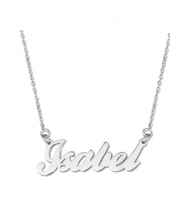 Collar Personalizable Plata "Carrie"