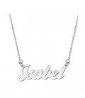 Collar Nombre Personalizable Plata "Carrie"