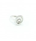 Anillo Oro Blanco 18KT 12+1 Diamantes