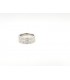 Anillo Oro Blanco 18kt Grueso 22 Diamantes Mujer